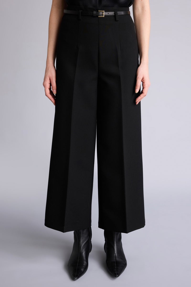 DeFacto Black Woman Culotte High Waist Trousers Casual - Image 4